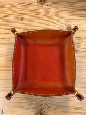 MASHBURN  leather Handcrafted  Valet Tray